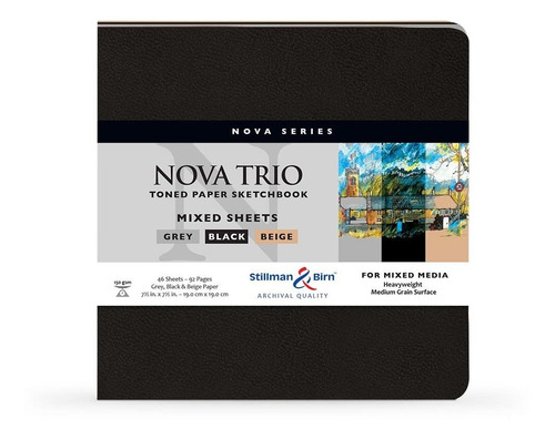 Stillman & Birn Nova Series Trio - Cuaderno De Bocetos (7.5