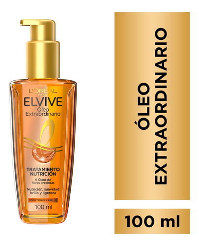 Oleo Extraordinario Elvive Tratamiento 100ml Loreal Paris