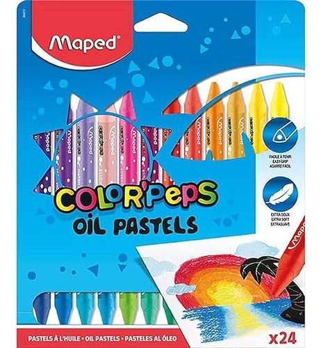 Pasteles Al Oleo Color´peps Maped X24 Uni.