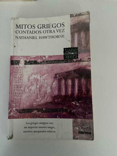 Mitos Griegos Contados Otra Vez