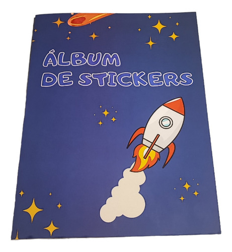 1 Album De Stickers De Hojas Plastificadas 8 Hojas