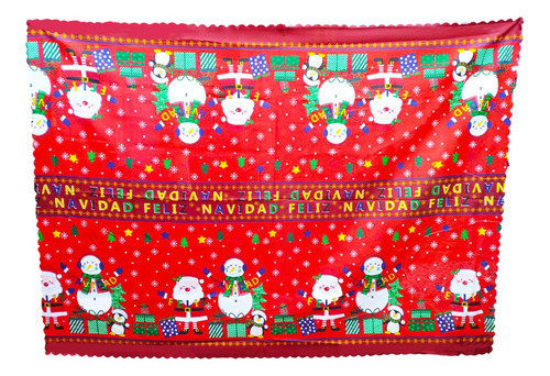 Mantel De Tela Navidad Diseño Top Rectangular / 2m X 1.4 M