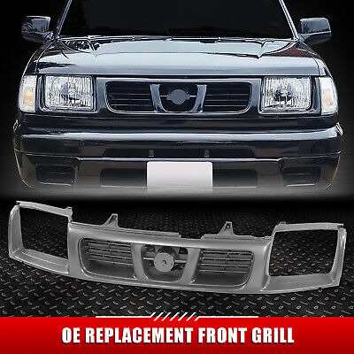 For 98-00 Nissan Frontier Oe Style Gray Front Bumper Gri Oae