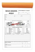 Comprar 20 Talões Guincho,  Plataforma, Reboque Check List 2x50 