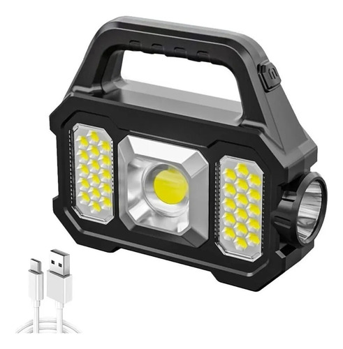 Reflector De Linterna Led Recargable Para Acampar Con Luz So