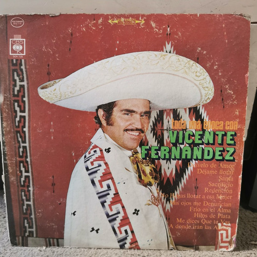 Disco Lp Vicente Fernandez-toda Una Epoca Con Chente, L