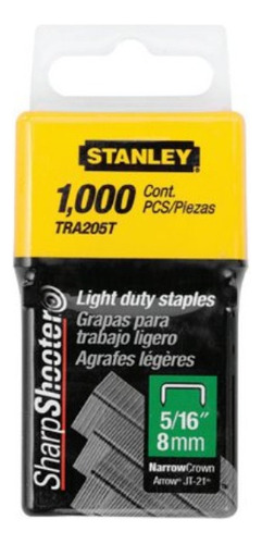 Grapas 5/16 Trabajo Liviano (1000 Grapas) (stanley-tra205t)
