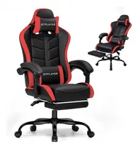 Comprar Gtplayer Silla De Juegos Con Reposapiés Silla De Juegos De