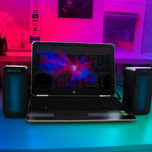 Imagen 3 de 3 de Parlantes Pc Usb Gamer Rgb Bluetooth Aux Havit Sk755bt