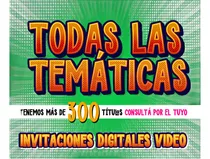 Comprar Video Invitacion Animada Personalizada Todas Las Tematicas