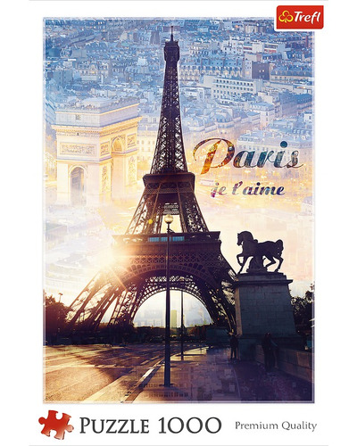 Rompecabezas Trefl París Al Amanecer 1000 Pz Torre Eiffel