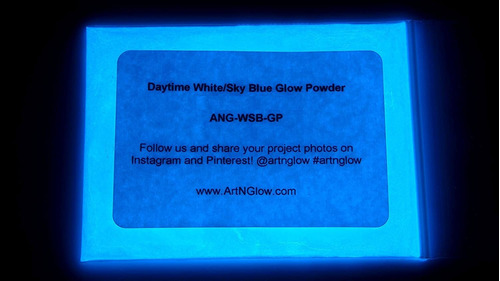 Pigmento Luminoso En Polvo P/resina -arte 12gr Skay Blue