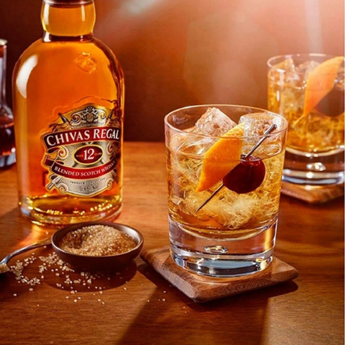 Chivas Regal 12 Anos - 750 Ml - Kit C 02 Uni - Envio Flex