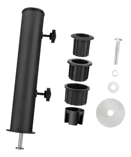 Tubo De Soporte Tubo Pesado De Mármol Negro Pole De Del