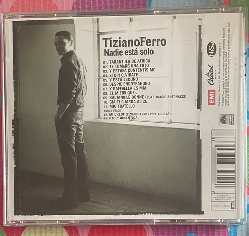 Tiziano Ferro Cd Nadie Está Solo O Edición Limitada (Usado)