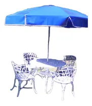 Comprar Sombrillas De Lona 6 Gajos 1.80m Diámetro 12 Onzas