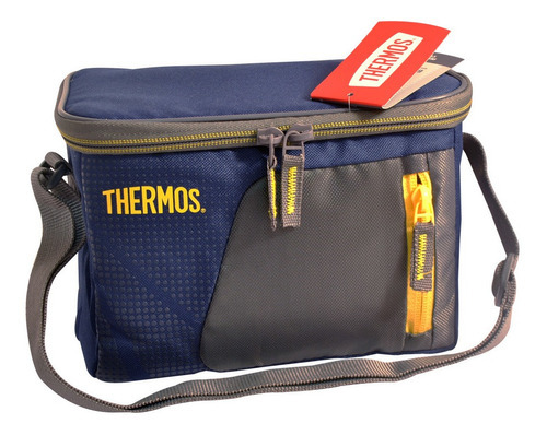 Bolso Lunchera Thermos Vianda Térmica Colegio 3,5 Litros Color Azul