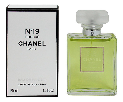 Perfume Chanel N°19 Poudré Eau De Parfum, 50 ml, volumen unitario, 50 onzas líquidas