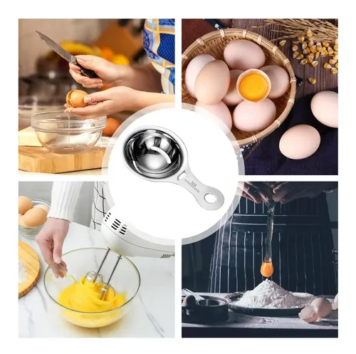Colador De Huevos, Separador De Huevos De Acero Inoxidable, Filtro De Yema De Huevo, Divisor De Huevos De Grado Alimenticio, Separador De Huevos De Acero Inoxidable, Herramienta De Cocina Para