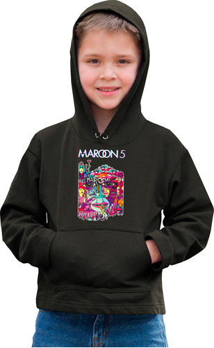 Sudadera Estampada Hoddie Niños Unisex Maroon 5 Album Cd
