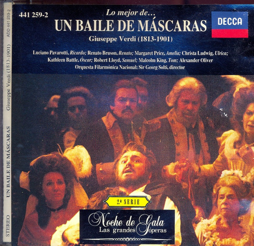Cd Lo Mejor De... Un Baile De Máscaras - Giuseppe Verdi 