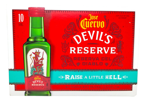 José Cuervo Devil's Reserve Miniatura De 50ml. Paquete De 10