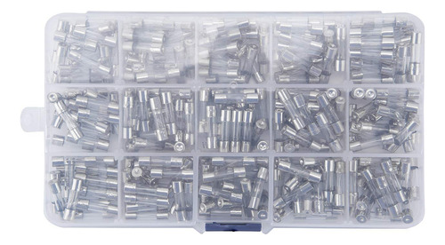 300 Piezas, 15 Valores, 5 X 20 Mm, Surtido De Fusibles De Vi