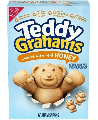 Teddy Grahams Honey Graham Snacks, 283 G 