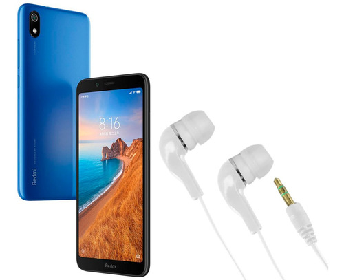 Celular Xiaomi Redmi 7a 5,5 Ips 32gb/2gb + Auriculares Amv