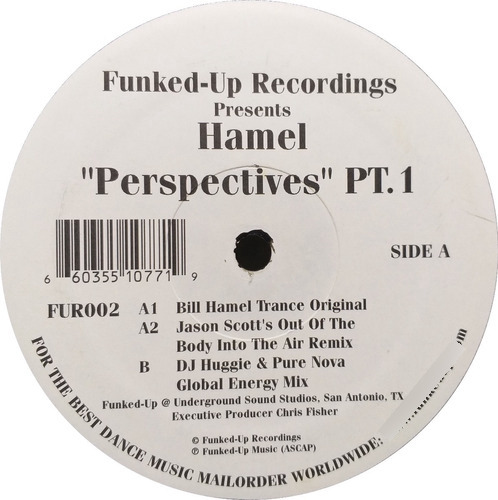 Vinilo Maxi - Hamel - Perspectives Part 1 - 1999 Usa