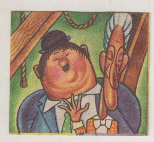 1954 Cine Cartoon Laurel & Hardy Toño Salazar Unica Uruguay