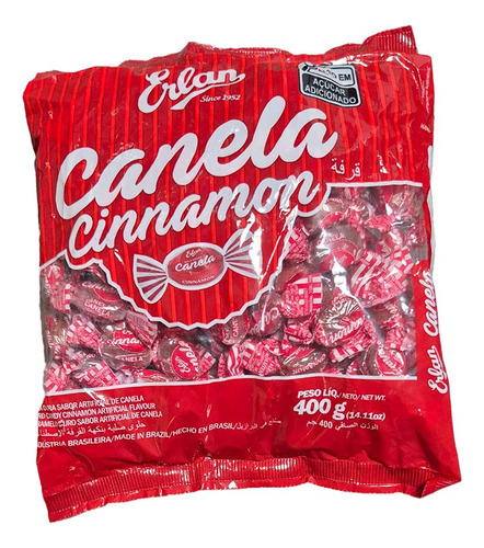 Bala De Canela Erlan 400g Sabor Picante