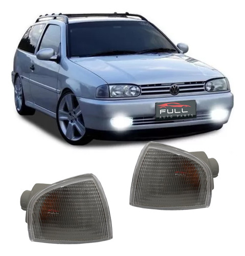 Par Pisca Seta Dianteira Gol G2 1995 A 99 Cristal Mod Cibié