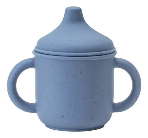 Bebé Aprendiendo A Beber Taza De Entrenamiento De Silicona