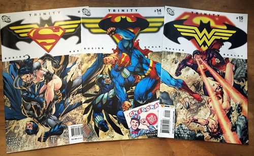 Comic Set - Trinity #13-#15 Jim Lee Batman Williams Sinclair