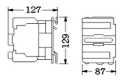 Lc1-d80 M7 220v 50/60hz Contator Tripolar +1na +1nf