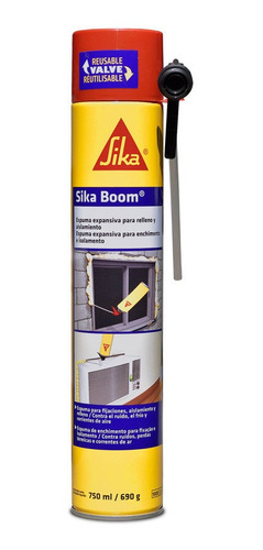 Sika Boom 750 Ml. Espuma Expansiva De Poliuretano