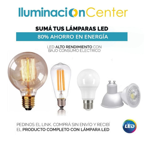 Imagen 3 de 7 de Lampara Colgante Aplique Moderna Metal Twist Deco E27
