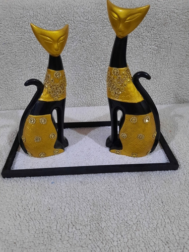 Gatos Egipcios De Ceramica Incluye Arenero Envio Gratis