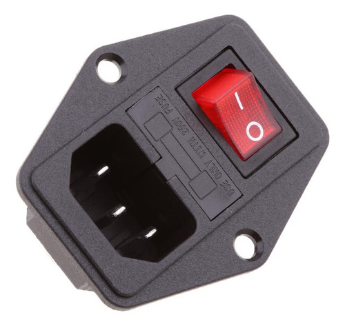 Enchufe Toma De Corriente Iec320 C14 3 Pin Para Computadoras