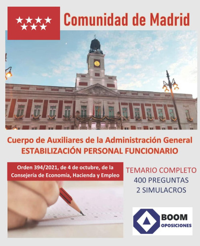 Libro: Cuerpo De Auxiliares De La Administración General - E