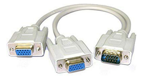 Cables Vga, Video - Fyl Vga Svga 1 Pc A 2 Monitores Macho A 