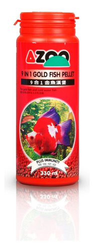 Azoo 9 In 1 Goldfish Pellet Alimento Peces Japones 380 Gr