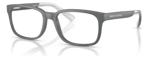 Lentes oftálmicas Armani Exchange Ax3029 8296 cinza fosco