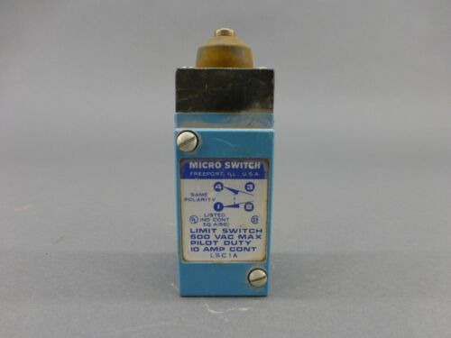 Honeywell Micro Switch Lsc1a Limit Switch, 600v, 10a Yyx