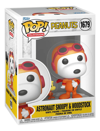Snoopy Astronauta & Woodstock #1679 Peanuts Funko Pop!