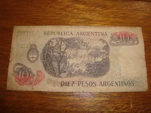 Billete Argentino 10 Pesos Serie A