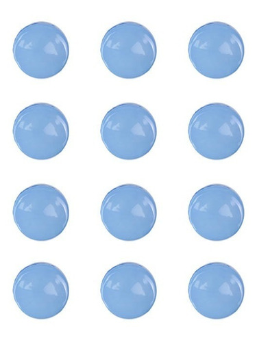 Imãs De Quadro Magnético Botão Azul Bebê 24 Unid
