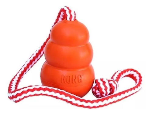 Juguete Para Perros Flotante Kong Aqua Con Soga - Large Color Orange