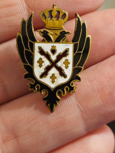 Pin Antiguo Emblema Requete Guerra Civil Española (Usado)